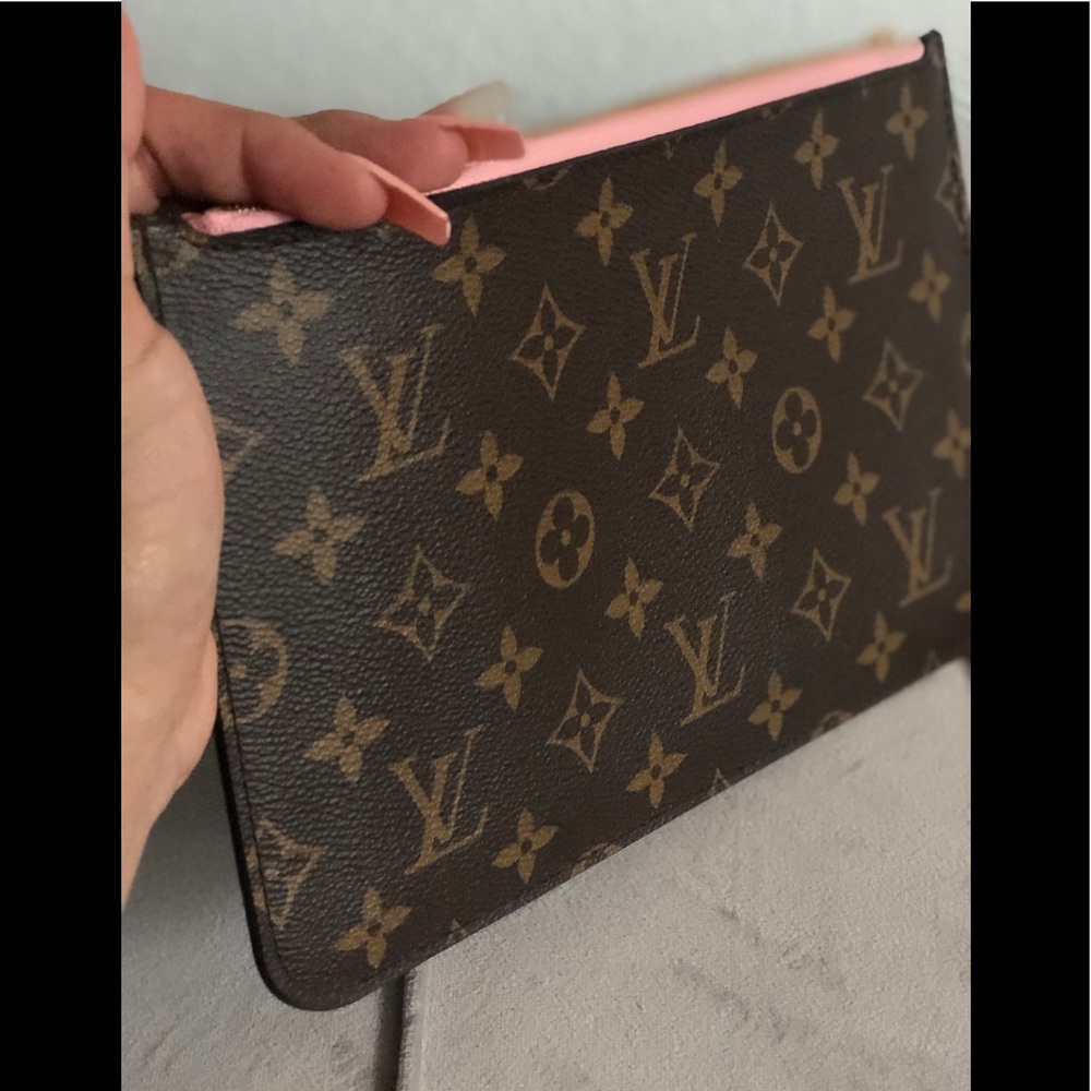 🎀RARE🎀Louis Vuitton pochette Rose Ballerine - Picture 7 of 8